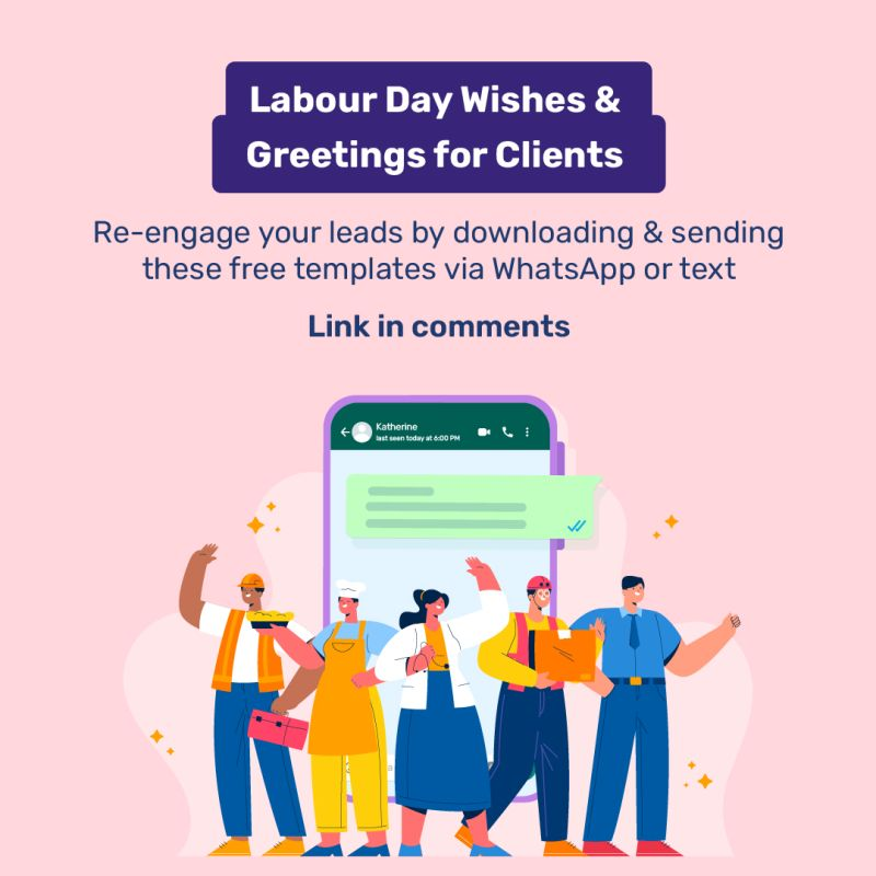 privyrs's tweet photo. "Do you have any Labour Day wishes I can send to my clients on WhatsApp?"

Yes, we do! And we’re so excited to share them with you. 🥳

Whether you call the first of May Labour Day, International Workers’ Day. https://t.co/V7qx2mJguP