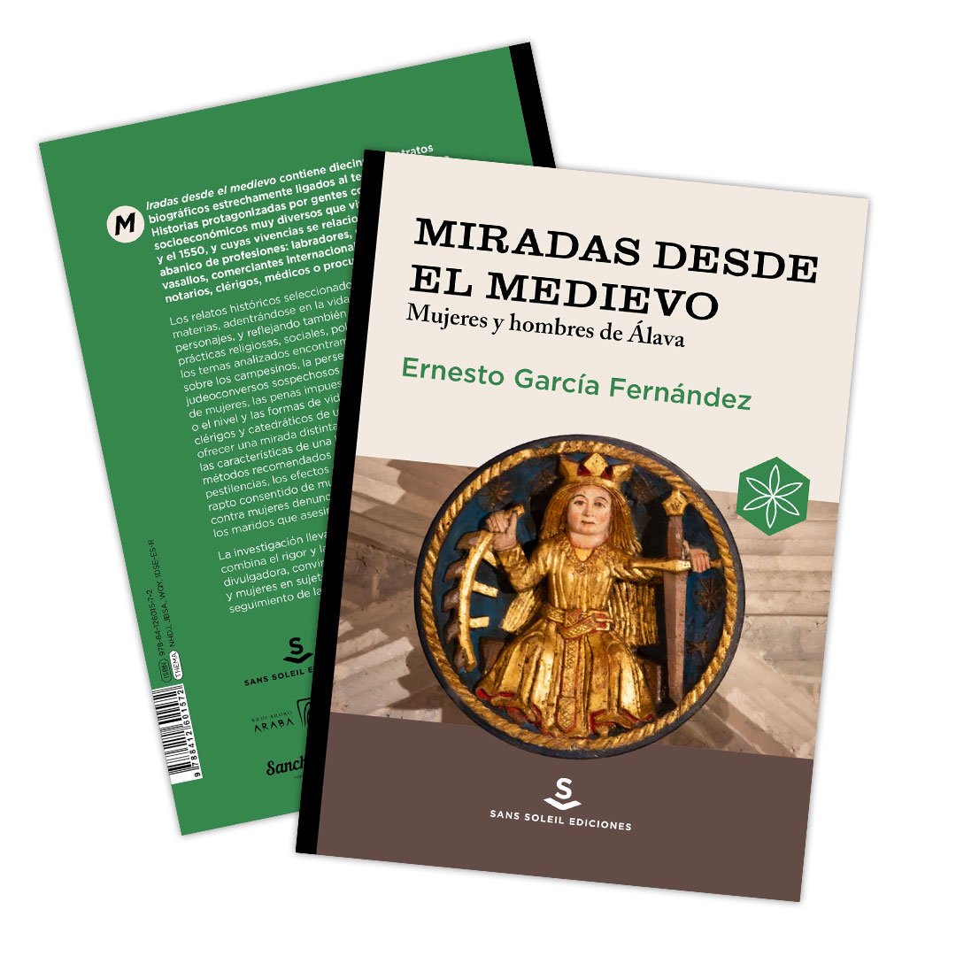 AlavaMedieval's tweet photo. 🤩 Hemos llegado a los 8000 seguidores y os traemos un sorteo para celebrarlo 🎉

📚 Regalamos un ejemplar de "MIRADAS DESDE EL MEDIEVO. Mujeres y hombres de Álava" de Ernesto García Fernández.

✅ Hay que seguir esta cuenta y dar RT a este tweet antes del 15 de julio, ¡suerte! https://t.co/BN7fR0yaZp