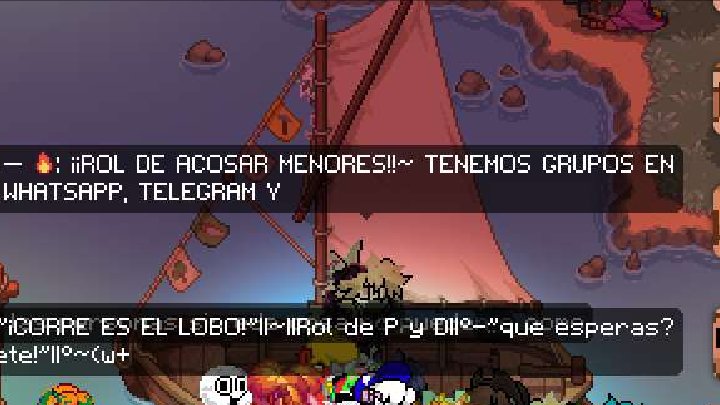 MiniSari_'s tweet photo. Akiro/Charlie no das risa.

Estaba jugando pony town tranquilo y de la nada viene él y juega con la ped0fili4 para hacer una broma promocionando el acoso, mucha gente está molesta por sus acciones y están amenazando, los invito a funarlo.

Si lo ven denle hide. @ponytownteam https://t.co/yXbuBVIDub