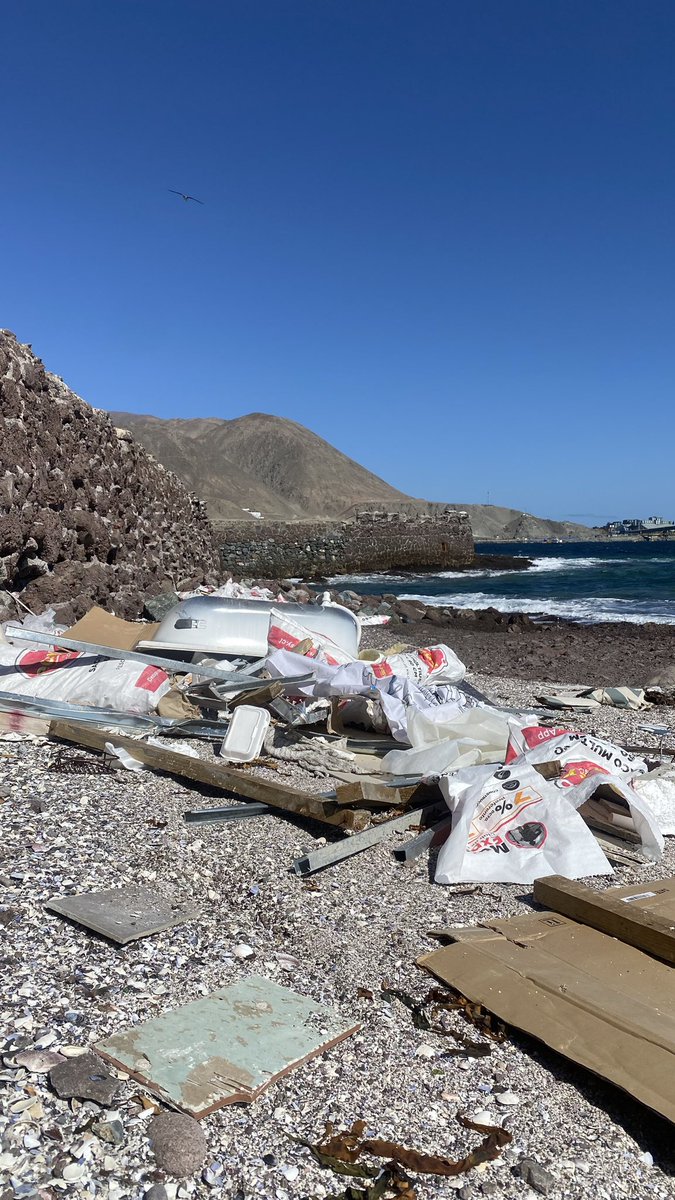 revel_cl's tweet photo. Lamentable ! Arreglaste tu baño pero dejaste los escombros en la playa . Esa es la mala cultura que nos esta llenando de espacios sucios en #antofagasta . @AntofagastaMuni es posible retirar esta basura . En un auto es difícil de llevar y el tema de fondo es donde ? https://t.co/B1Wet7IBKu