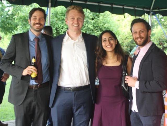 Celebrating a quartet of success! All 4 of our R4s have passed their core exams with flying colors! Cheers! 🥂