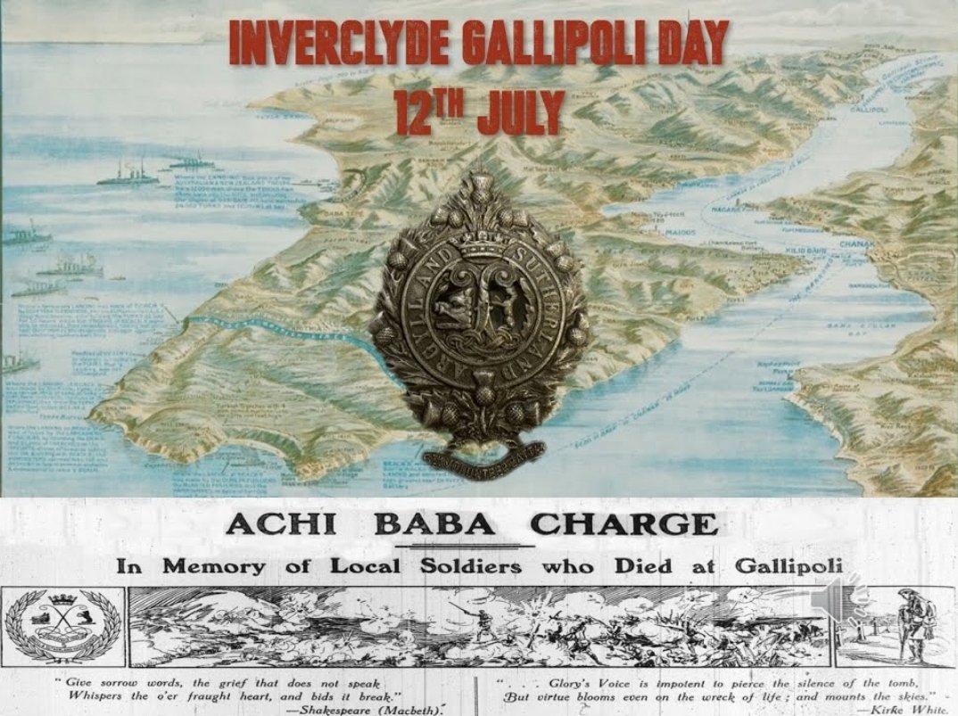 cartsburnbooks's tweet photo. #12thJuly #Gallipoli #LocalHistory #5Argylls #ww1 https://t.co/JFG4edHaly