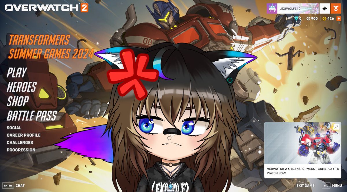 tatewolfz's tweet image. DAMNIT BLIZZARD... You ALWAYS KNOW A WAY INTO MY WALLET and bringing me back to this fucking game! 🥲

We are LIVE playing Overwatch 2 for the first time in a while.,. if you know me, you know why. 🤖

Link in replies! 🔗 #liveontwitch #overwatch2 #wolfvtuber #chibivtuber