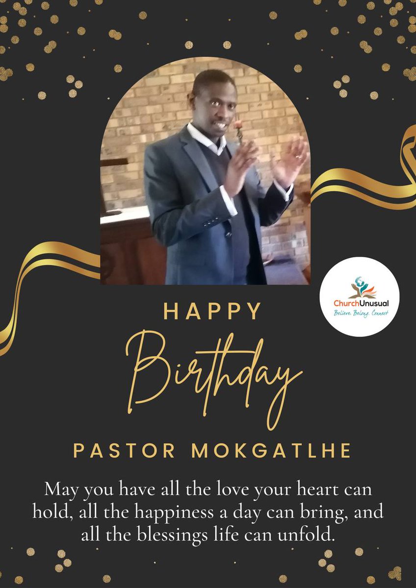 ChurchUnusual3's tweet photo. We celebrate you man of God! Pastor, Father, Shepherd and Teacher! 🙌
#church_unusual
#culeadpastor https://t.co/2ZIVQiaGQN