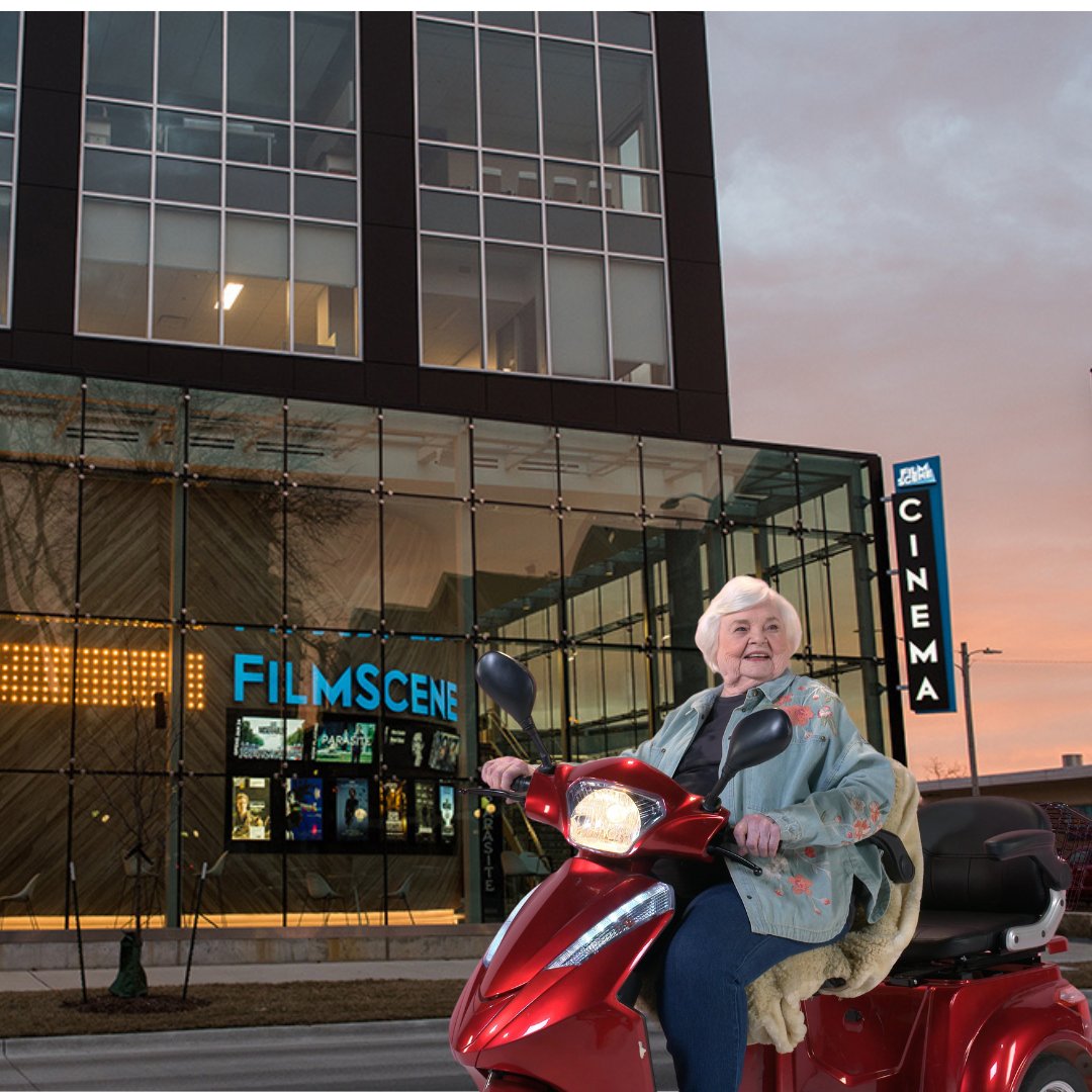 Have you seen THELMA yet?!?

Hop on your scooter and race to the theater for some fun!

<a href="/MagnoliaPics/">Magnolia Pictures</a> 

Tickets: icfilmscene.org/film/thelma-2/