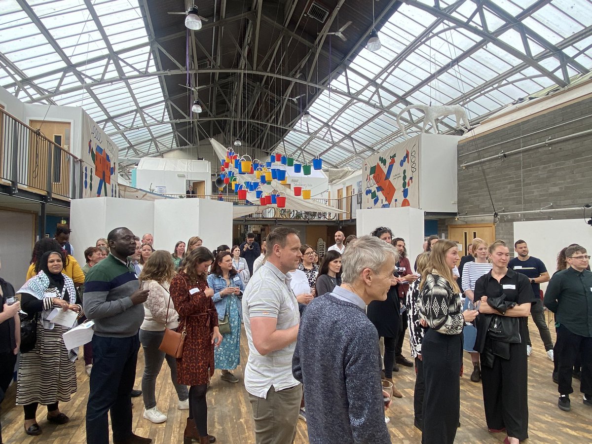 Packed room at <a href="/ootbdrillhall/">Out of the Blue</a> for <a href="/esenscot/">Edinburgh Social Enterprise Network</a> summer network event #socent #Networking #collaboration