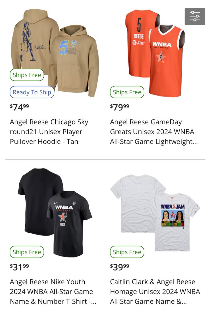 TheSkyShowCHI's tweet photo. 🚨 NEW ANGEL REESE #WNBAALLSTAR MERCH HAS DROPPED 🚨
Featuring a non-Nike, Fanatics-made #WNBAAllStar jersey (slight design changes from Nike one) and a shirsey! Adult and youth sizes! And that shirt yeah you see it #WNBAWeNeedMerch MORE
#Skytown #CHIBarbie https://t.co/NG81WsWuf5