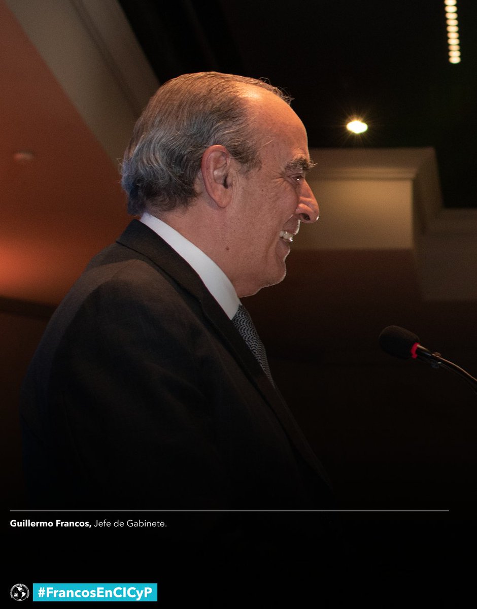 CICYPAR's tweet photo. Guillermo Francos: "Estábamos con 1,5% de inflación diaria, hoy estamos con un 4% de inflación mensual" 
#FrancosEnCICyP https://t.co/WrVe9TktIq