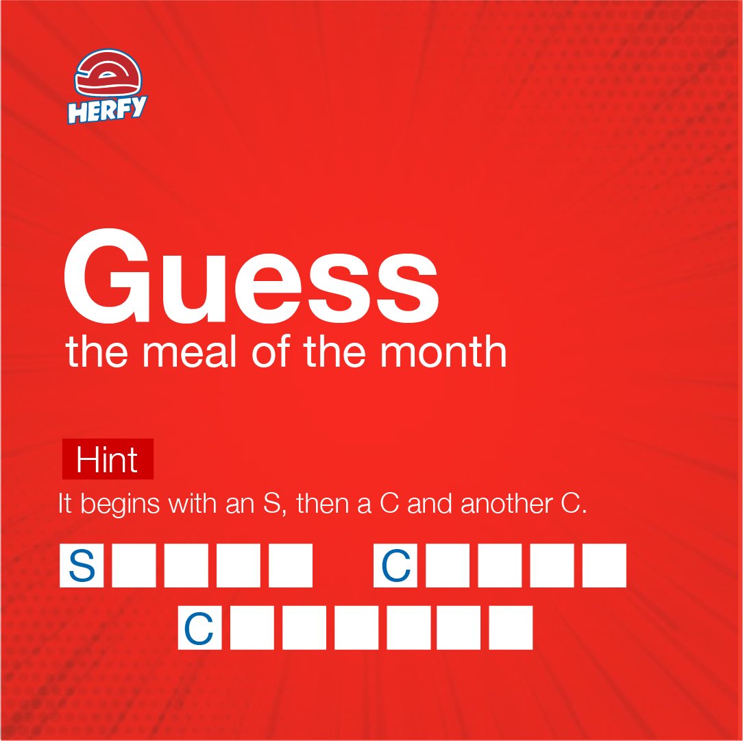 herfynigeria's tweet photo. Can you guess the meal of the month? 😀 https://t.co/dXHsm84Elx