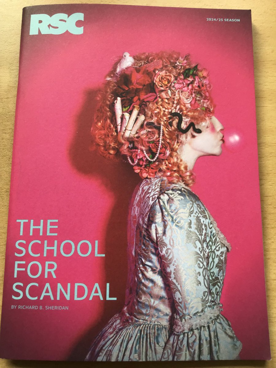 keithharry1's tweet photo. #TheSchoolforScandal is terrific - just been to the matinee performance at @TheRSC.  Very funny and very pink.  And great music. Get to see it if you can! https://t.co/uwVJQvfZzY