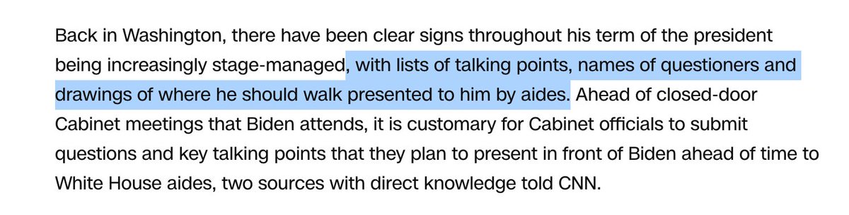 This sort of detail, now in a <a href="/CNN/">CNN</a> piece, implies that this is odd, but all good comms and advance people offer these details to their principals, if possible. There are many reasonable questions to be asked, so there's no need to conflate good work with over-the-top handholding.