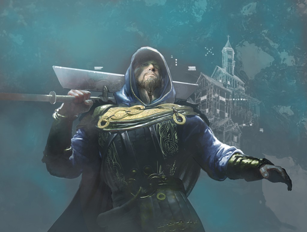 johnstankoart's tweet photo. I’ve always loved Assassin's Creed, so I’m thrilled to share this MTG card from the Assassin's Creed expansion, "Havi, the All-Father." So glad to have been a part of it! 

 #MagicTheGathering #MTG #AssassinsCreed #HaviTheAllFather #johnstanko #johnstankoart https://t.co/6ScDyIrEt5