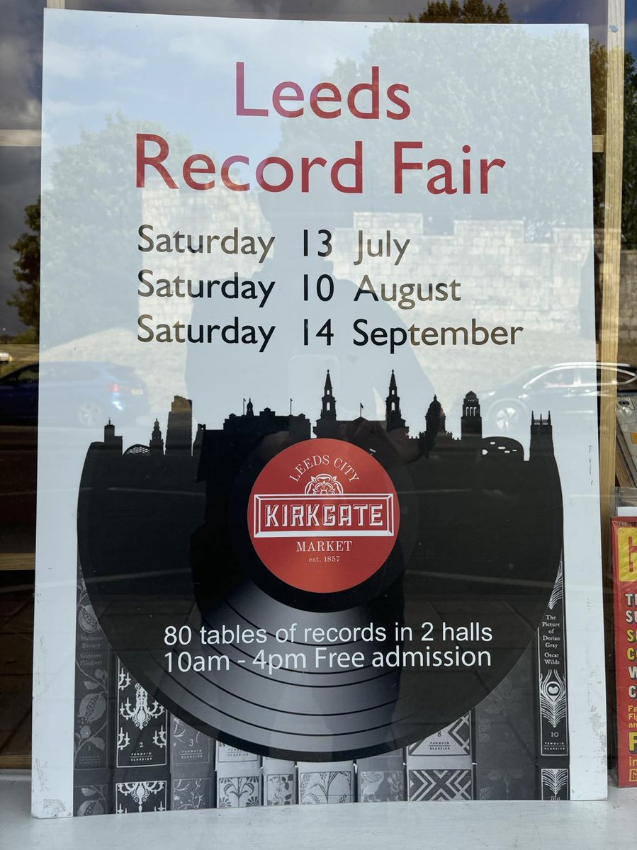 This Saturday is Leeds Record Fair - all roads lead there. 85 tables of vinyl records in 2 halls. More info at leedsrecordfair.com #leeds #vinylrecords #recordfairs