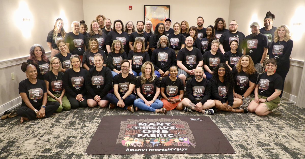 WayneWhiteNYSUT's tweet photo. Congratulations to the @nysut Social Justice Academy Class of ‘24! Your work and dedication for this movement is inspiring!! @NYSUTStreasurer @MelindaJPerson @TyroneHendrix6 #MTOFnysut https://t.co/5WpgIbQe0p
