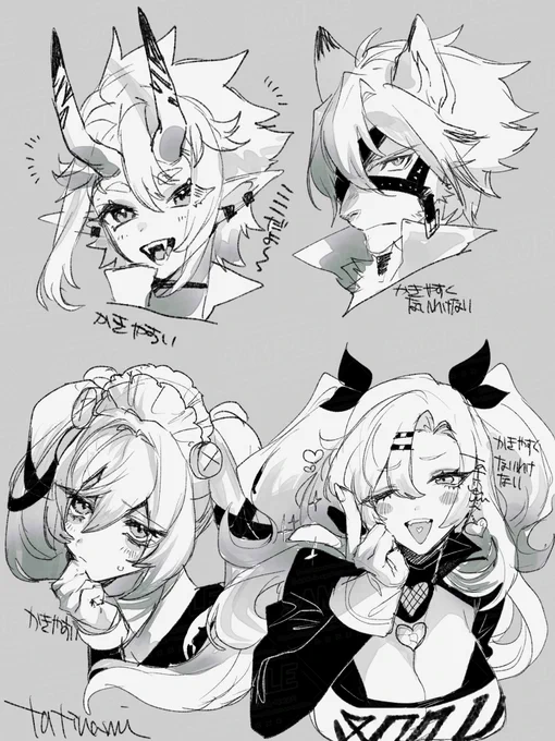ゼンレスのらくがき 