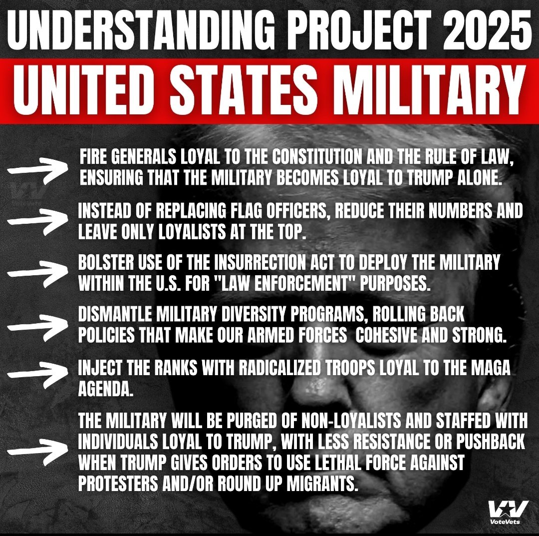 tweetMalena's tweet photo. @BidensWins @LAT072327 Trump &amp; MAGA Republicans' insidious plan #Project2025
WILL END #ClimateAction
&amp; gut civil rights &amp; LGBTQIA rights &amp; ban abortion nationally &amp; take away BIRTH CONTROL &amp; fire all our federal workers &amp; end democracy!

It will round up 20 million people &amp; put them in camps! https://t.co/XYkBBwgttN