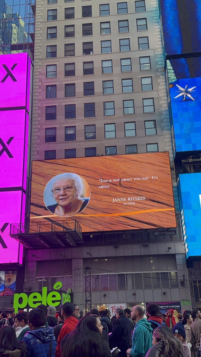 authorJanne's tweet photo. Author Janne Ritskes NYC Ad . Big thanks to @goodriverprintandmedia. 👏🏼

#NYC #Billboard #AuthorsOfTwitter https://t.co/a3zTM7WG75