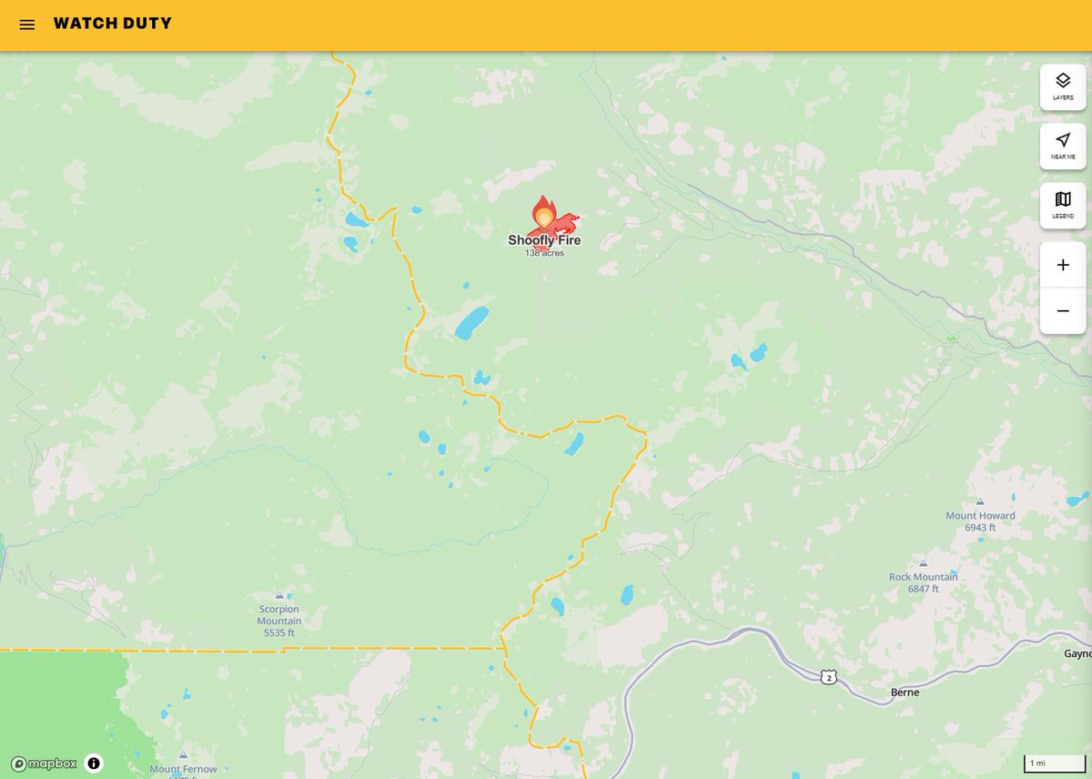 Wa_fire_watch's tweet photo. #ShooflyFire 1/12 Shoofly Fire Update- July 10, 2024 Per the Okanogan-Wenatchee National Forest!
The Shoofly Fire located on the Wenatchee River Ranger District, roughly 25 miles west of Lake Wenatchee, WA is burning on the southeast slope of Shoofly Mountain in steep terrain! https://t.co/ohCyY06InN