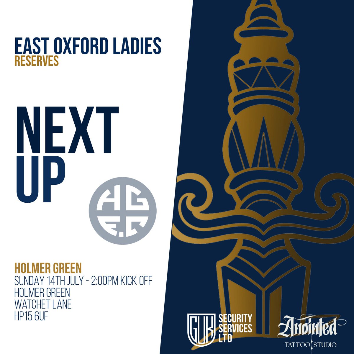 This weekends fixtures for the club!