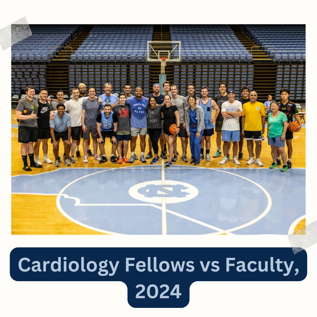 UNC Department of Medicine (@uncdeptmedicine) on Twitter photo 🏀 The Cardiology faculty won this years Fellows vs Faculty game! Place your bets for next year..  I hear there will be changes to the fellows team! 🏀 The Cardiology faculty won this years Fellows vs Faculty game! Place your bets for next year..  I hear there will be changes to the fellows team!