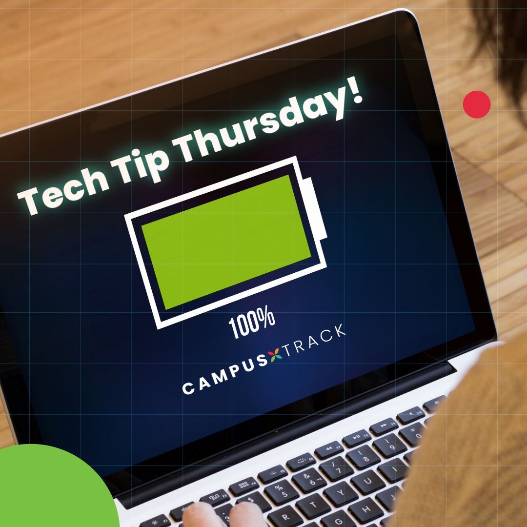 💡 Tech Tip Thursday! Extend your Chromebook’s battery life with these simple steps: Lower Screen Brightness. Turn Off Unused Features. Close Unnecessary Tabs. Keep Software Updated. Keep your Chromebook running longer and stronger! 🔋💻#TechTipTuesday #EdTech #CampusTrack