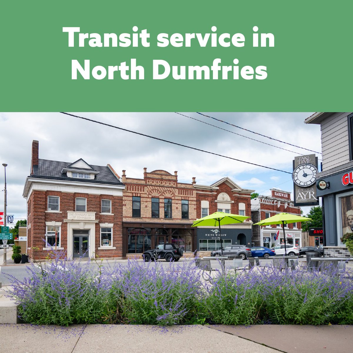 GRT_ROW's tweet photo. We’re proposing new transit service in Ayr and @northdumfries, and we want to hear from you! View the plans and share your feedback at https://t.co/yrLoNFMWPo
Join us on Tuesday, July 16 to learn more: https://t.co/lc3IInfF3x https://t.co/OwI9LfqM4P