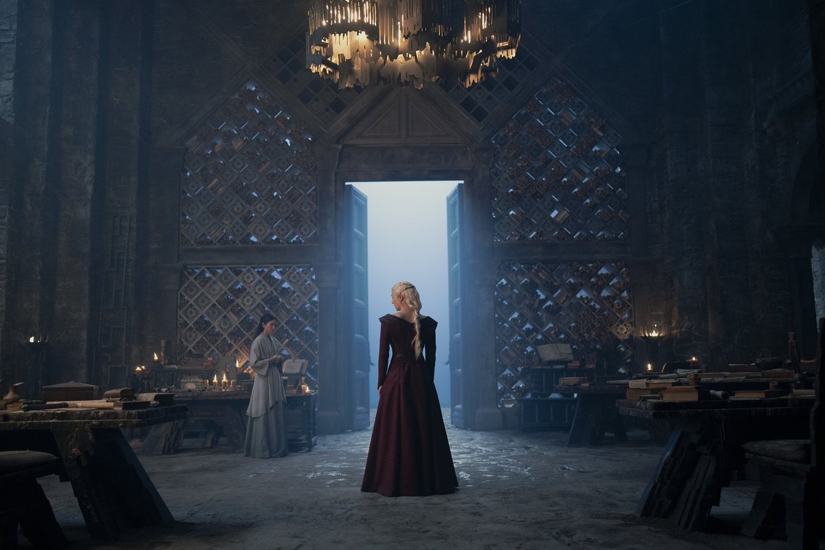 westerosies's tweet photo. Queen Rhaenyra Targaryen and Mysaria in #HouseOfTheDragon Episode 5 https://t.co/4dxW9jaMfT