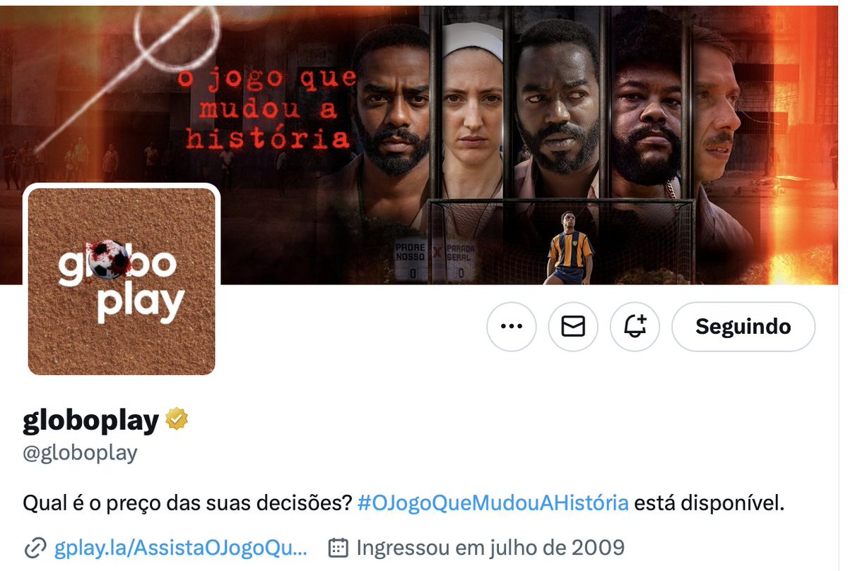 Hoje, os últimos episódios de O Jogo Que Mudou a História estarão disponíveis no <a href="/globoplay/">globoplay</a>. Sério, que que é a nossa série?! Tá todo mundo impactado.
#ojogoquemudouahistoria #afrorregaeaudiovisual
