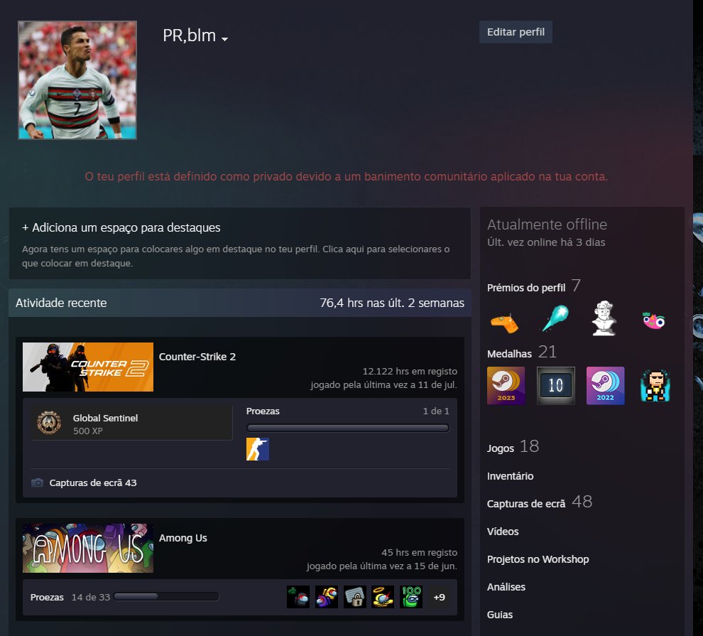 prcs25's tweet photo. Preciso de ajuda, alguem sabe o que e isto? Literalmente nao consigo jogar faceit nem nada.... 
@Steam_Support https://t.co/ZiKlaZWTXx