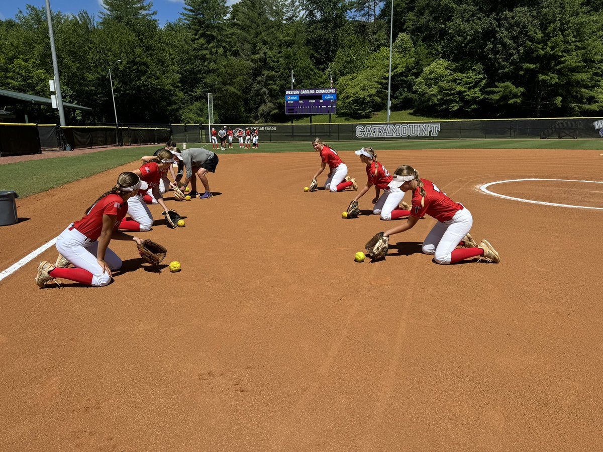 Thank you <a href="/CatamountSB/">Western Carolina Softball</a> and <a href="/Clift_coach/">Jim Clift</a> for the great day yesterday at our team camp. We have some new infield and outfield drills to work on, learned some new baserunning techniques, and got to tour their beautiful campus. Go Cats!!