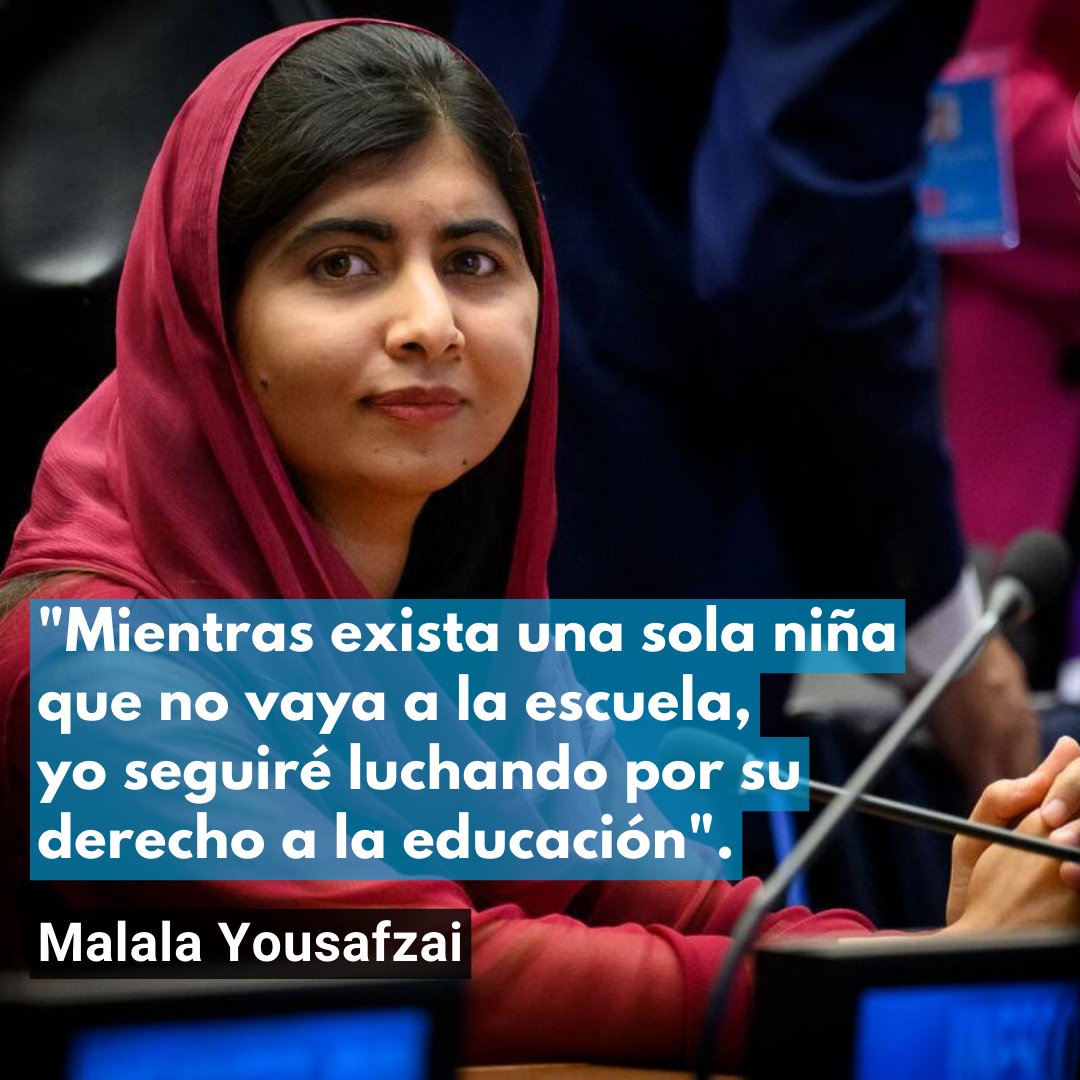 🎉🌟 ¡Feliz cumpleaños, @‌malala! 🌟🎉

Premio Nobel, Mensajera de la Paz de la ONU y defensora de la educación de las niñas en todo el mundo.

Tu valentía es un ejemplo para todas las personas. 💪📚 un.org/es/mensajeros-…