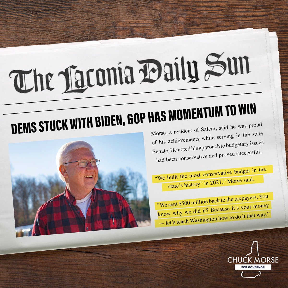 Chuck Morse tweet media