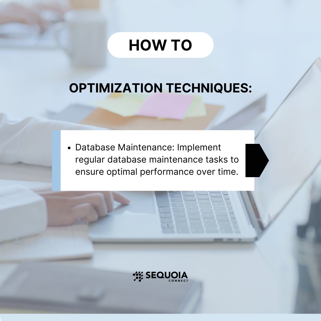 SequoiaConnect's tweet image. Supercharge your database performance! Master the art of optimizing database queries with our hands-on guide. 🚀📊 #SequoiaConnect #DatabaseOptimization #TechHowTo