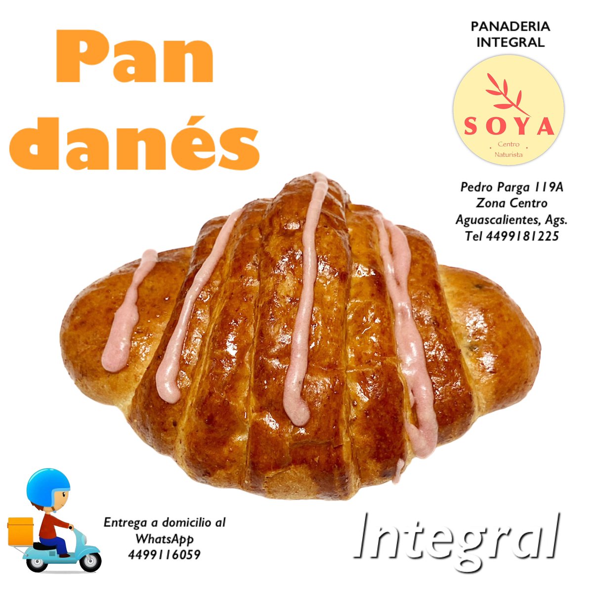 soyacentronatur's tweet image. PAN DANÉS 

LA FELICIDAD HECHA PAN 🥐 🥰☀️

#pandanés #panintegral #cuernodanés #pantradicional #soyacentronaturista