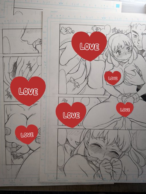 夏コミ新刊進捗です。
ようやくペン入れ入りました💦 