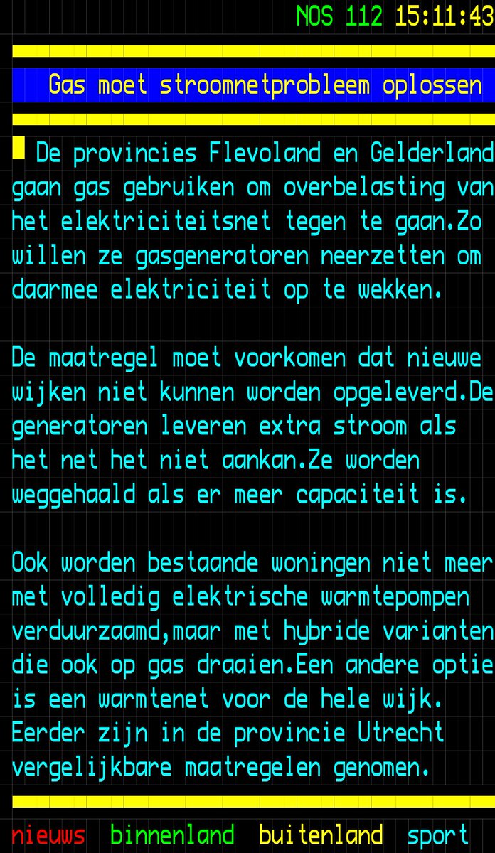 "Al met al is er sinds 2016 in Doetinchem voor 5,8 miljoen euro aan groene subsidies verstrekt, en kregen 846 huiseigenaren dat geld voor een warmtepomp."

En dan gaan we stroom leveren met gasgeneratoren 🙈