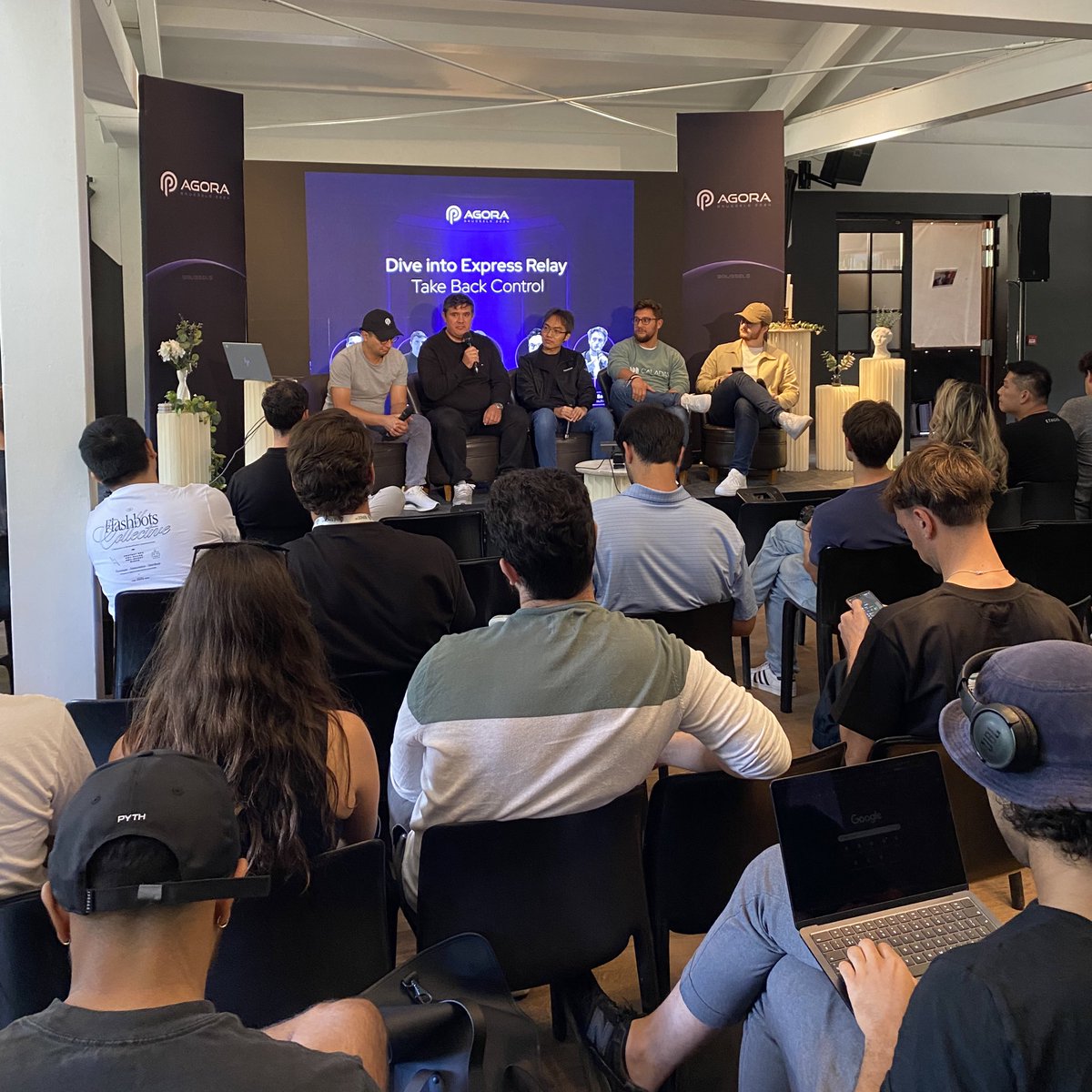 FlowTraders's tweet photo. “We shouldn’t be talking about detriment to certain players. It is simple, MEV needs to be eliminated to create the next wave of crypto adoption. This is what @PythNetwork’s Express Relay is here to solve!.” @fodorlaci - Head of Digital Asset Technology  #ETHCC https://t.co/WtyekZQ8mH