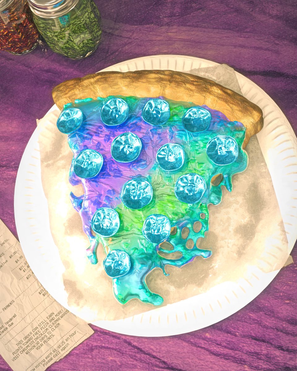 chrome pizza 🍕 

#vaporwave #chrome #future #pizza