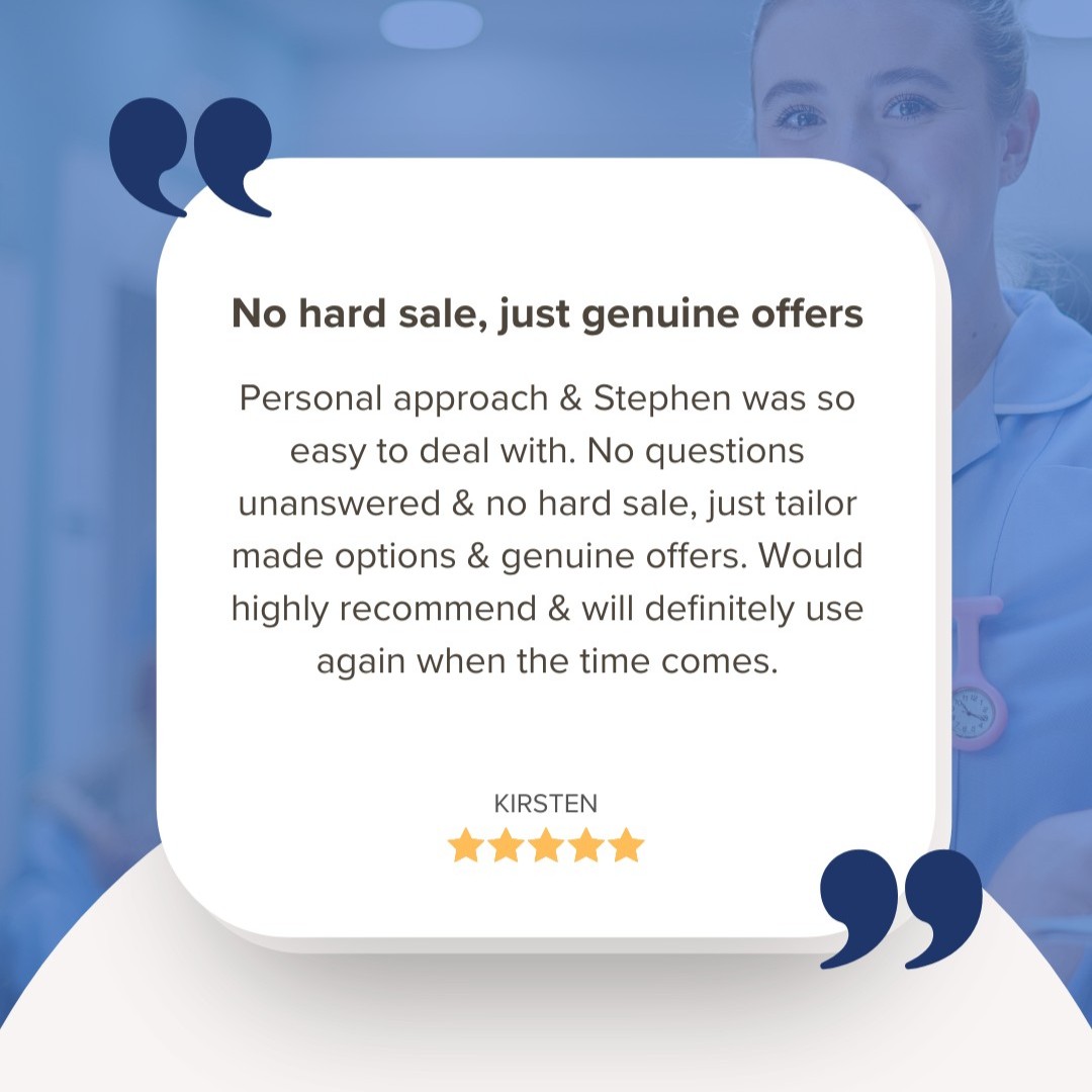 "No hard sale... just tailor made options &amp; genuine offers" 💙

We were all so happy with this review from Kirsten 😀 it perfectly sums up our ethos - no pushy sales, just a desire to offer genuine support and discounts to our Emergency Services, Military and Teacher customers.