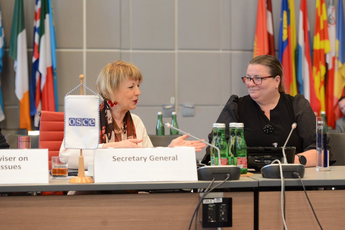 OSCEKosovo's tweet photo. Congratulations to our @MulliqiShpresa on her well-deserved Gender Champion Award🎖️!

We at @OSCEKosovo couldn't be prouder 👏
 
https://t.co/K55KcQWgj4 https://t.co/8XCupjPFpL
