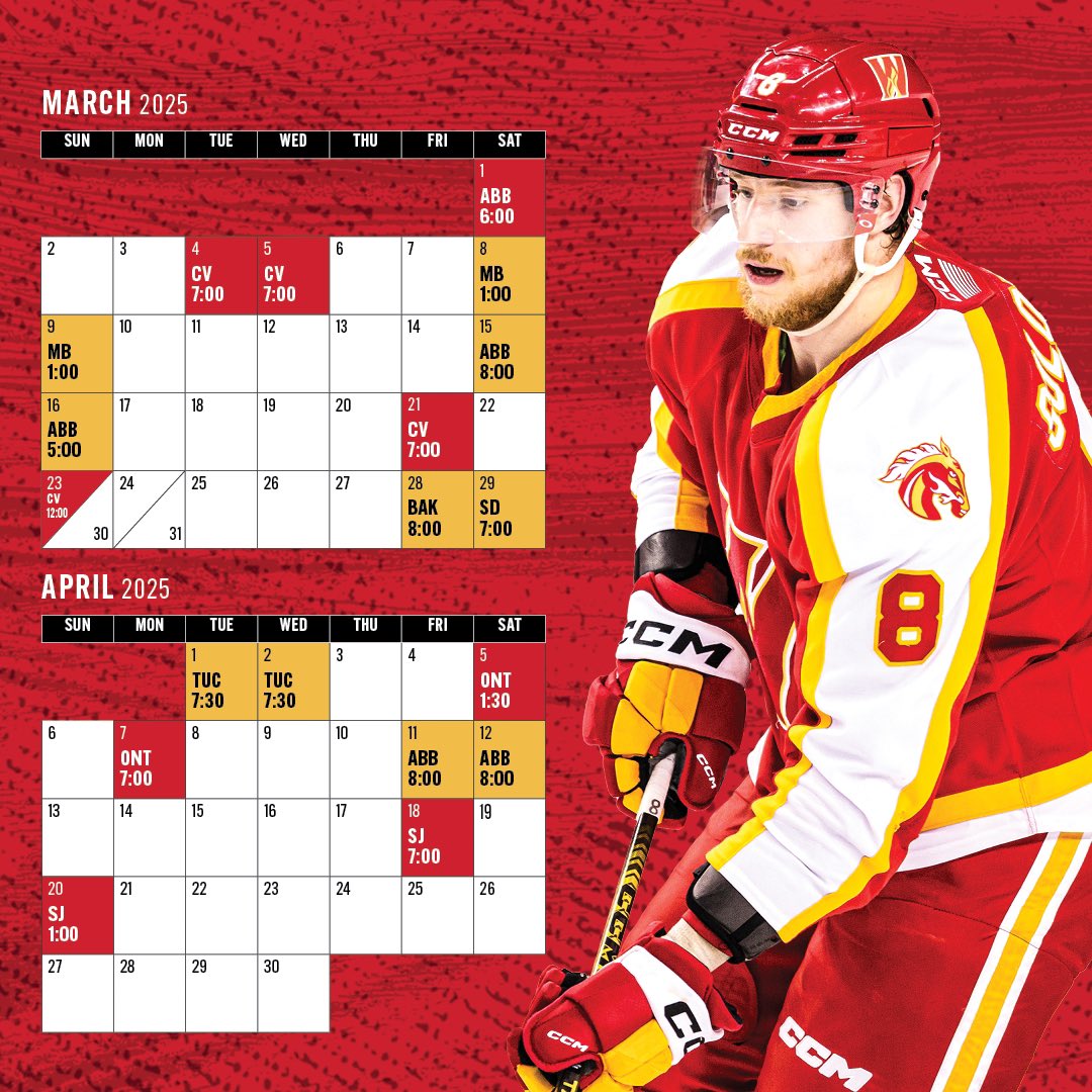 Our 2024-25 schedule is here 🫡