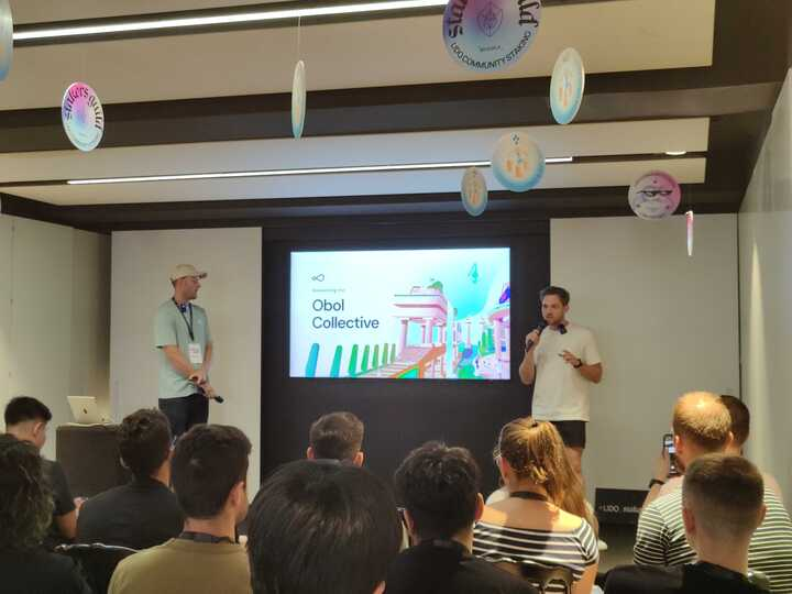 DV_Labs's tweet photo. 🗣️ DV Labs Partnerships Lead @NickDunford84 and Head of Ecosystem @iDecentralized presented a talk at @EthCC on "The Benefits of DVs for @LidoFinance Simple DVT and Community Staking Modules"!

#CSMTESTNET #SquadStaking #RunDVT https://t.co/0uUYvSJL6N