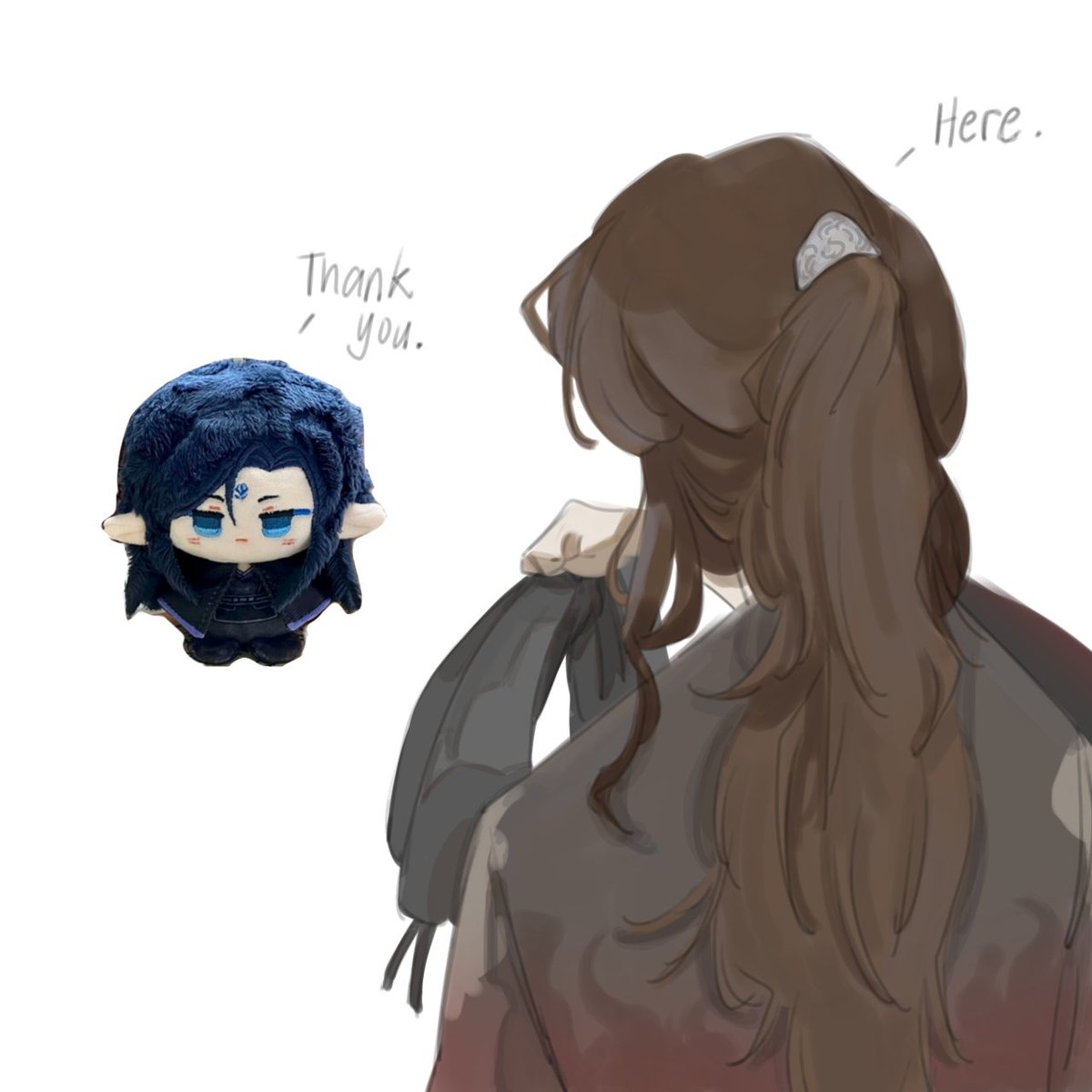 archieluse's tweet photo. the apron is from binghe https://t.co/kfxG3cHNST