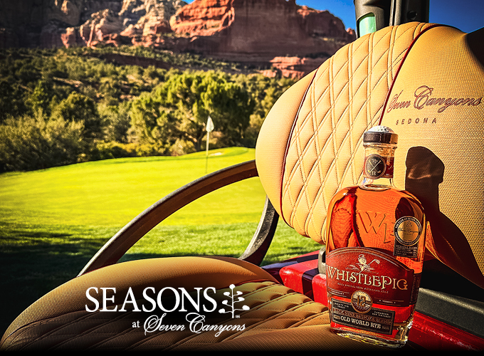 sevencanyonsaz's tweet photo. #Seasons at #SevenCanyons is pleased to serve up our new exclusive #WhistlePig #Whiskey. It pairs well with any meal &amp; good company. Enjoy the robust flavors created from a blend of Madeira, Sauternes &amp; Port Cask. #Members ask for it next time you dine. https://t.co/wCWN7Rl0kt https://t.co/OwzVbzbq1p
