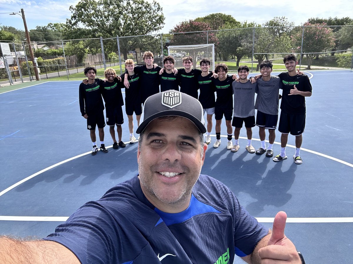 We are official! First training session in the books. Vamos!