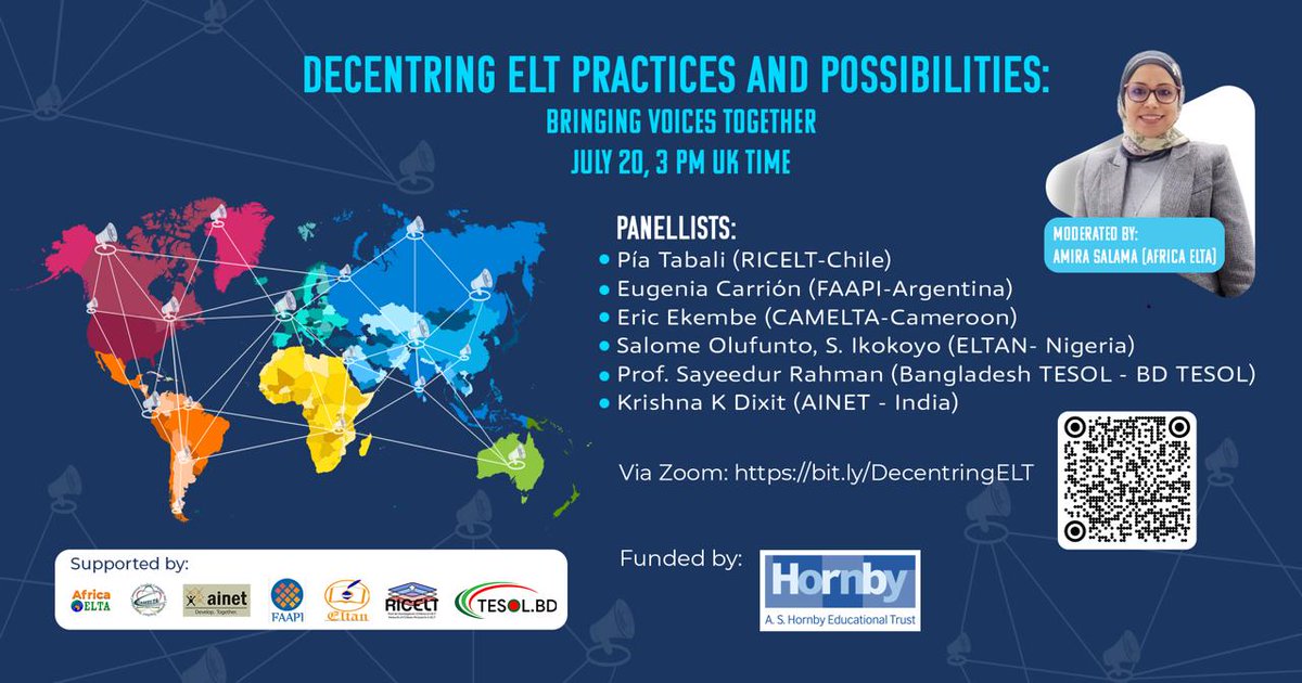 Join this Hornby Trust webinar on Decentring ELT on July 20th!