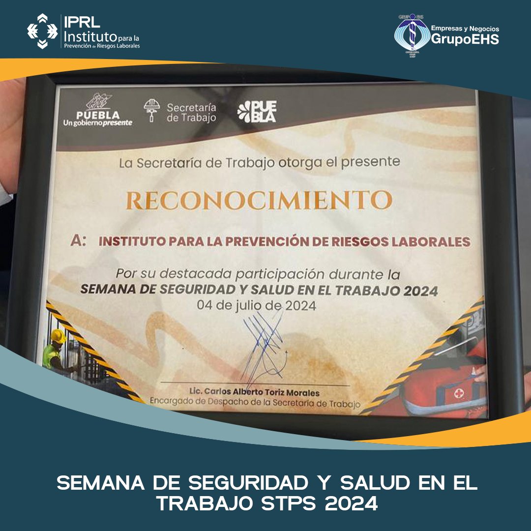 IPRL_PUEBLA's tweet photo. Les compartimos algunas fotografías de nuestra participación en la Semana de Seguridad y Salud en el Trabajo, organizada por la Secretaria de Trabajo 📷

#seguridadlaboral #SaludOcupacional #SemanaDeLaSeguridad #salud #trabajo #Puebla #SST https://t.co/tB8uqIF9Hb