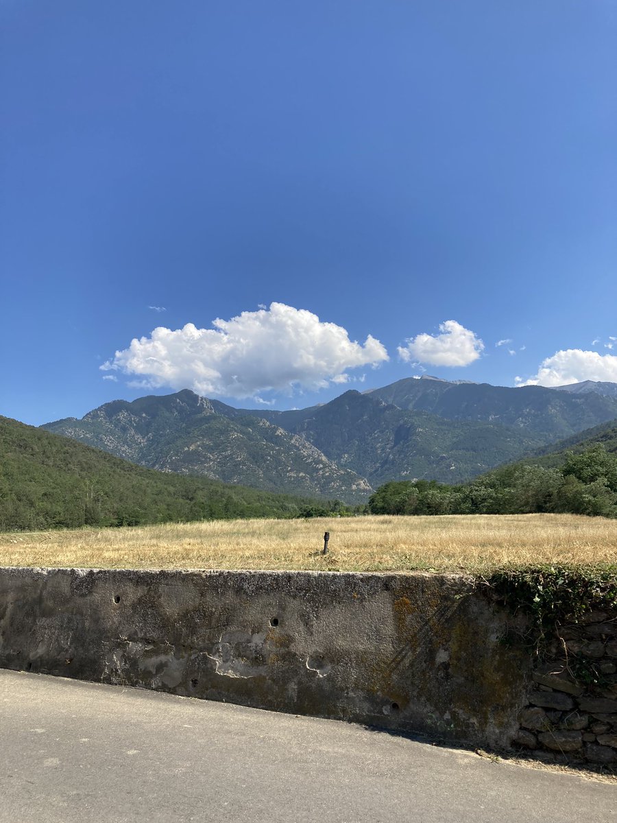 Delbreil_AM's tweet photo. #journées_romanes en la fête de saint Benoît au pied du Canigou ; le prieur osb de l’abbaye de Montserrat à qui les cisterciens partis à #Lérins ont confié l’abbaye St Michel de #Cuixa il y a bientôt 60 ans. https://t.co/rQtSegcUKI