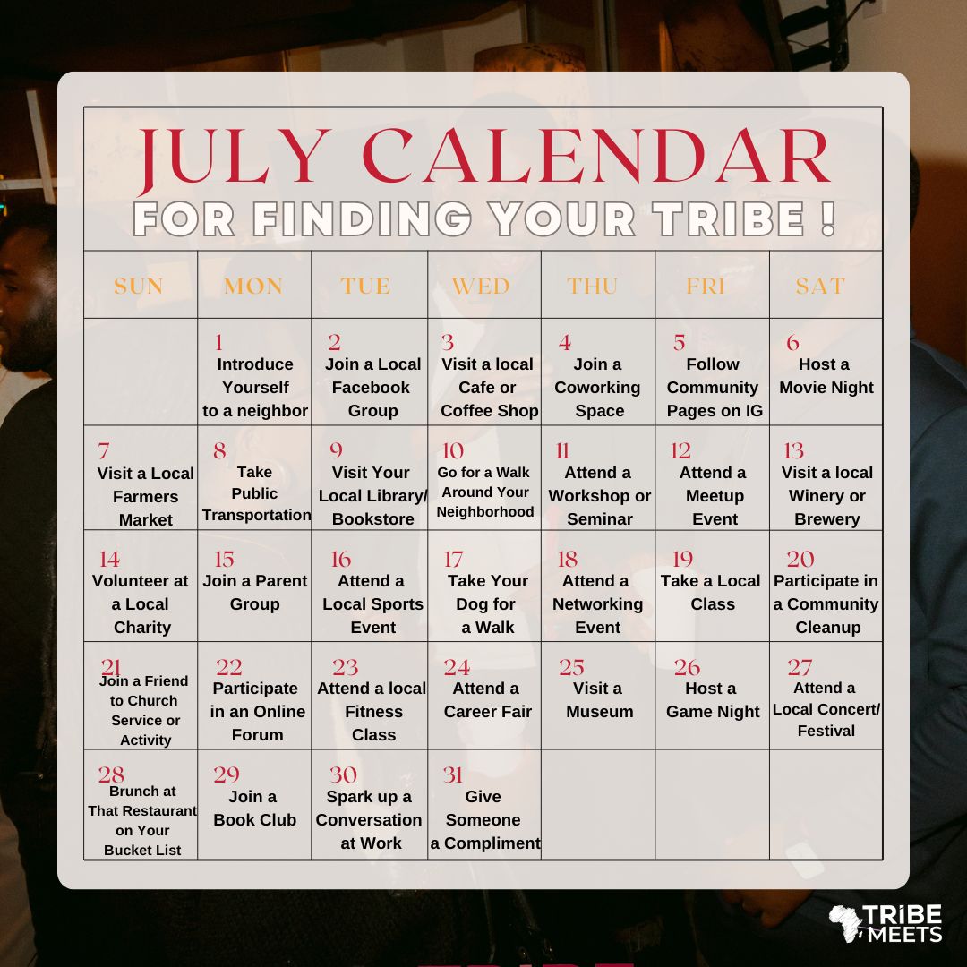 TribeMeets's tweet photo. Ready to find your tribe and feel right at home? We've got you covered with our 31-day community-building calendar!
#TribeMeets #FindingHome #TribeMeets #CommunityVibes #NewCityNewLife #BaltimoreLiving #FeelAtHome #CommunityLove #RelocationJourney #FindingYourTribe https://t.co/o6vuL6DwSt