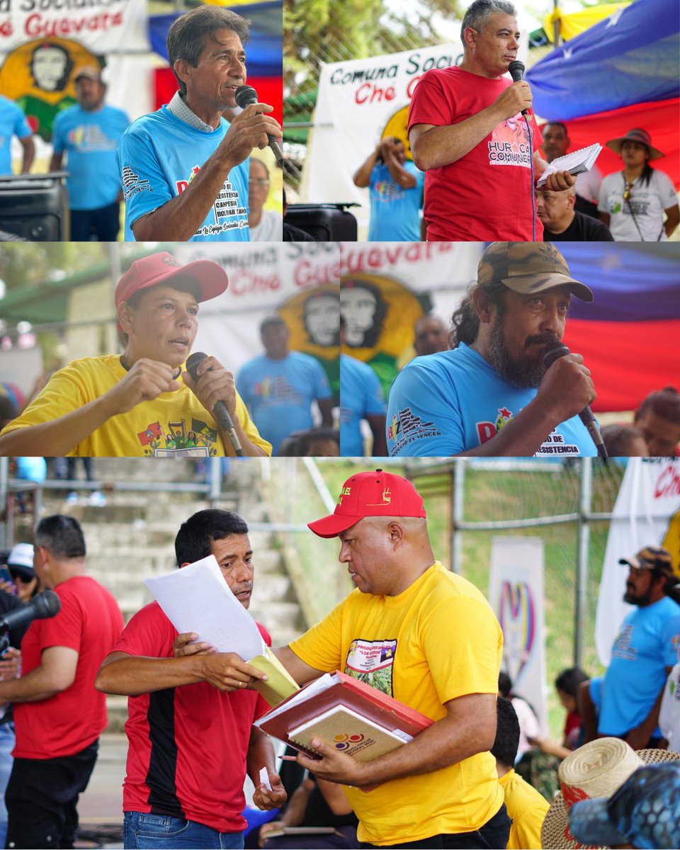 AngelPComuna's tweet image. Extraordinaria Asamblea Campesina en El Vigía, estado Mérida, con compañeros y compañeras que trabajan esas tierras fértiles venezolanas. De estas regiones nos llegan la mayor cantidad de hortalizas que consumimos los venezolanos y las venezolanas.
🚩Vamos rumbo a lo que será el…